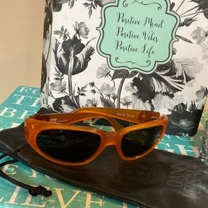 Vintage Orange Gianni Versace Sunglasses